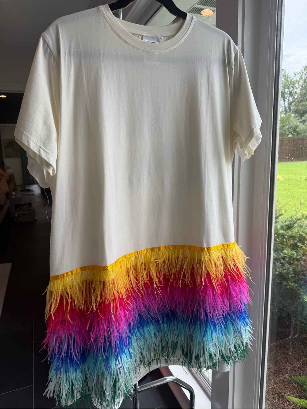 Queen of Sparkles Feather Dress